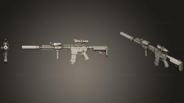 Оружие (Оружие 0324, WPN_0084) 3D модель для ЧПУ станка